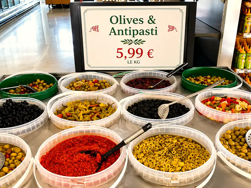 Olives & antipasti
